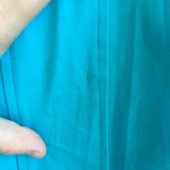 Calvin Klein Button Down Sleeveless Ruffle dress - Picture 4 of 6